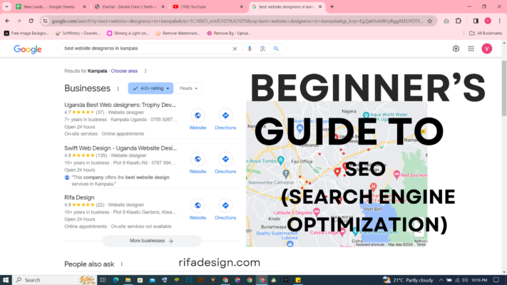 Beginner's Guide to SEO (Search Engine Optimization)- rIFA dESIGN uGANDA